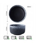 MISKA CERAMICZNA 350ml BULIONÓWKA RAMEN DO RYŻU SALATERKA NA PRZEKĄSKI