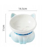 MISKA CERAMICZNA DLA KOTA MISKI ATYPOŚLIZGOWA 350ml NA KARMĘ POKARM