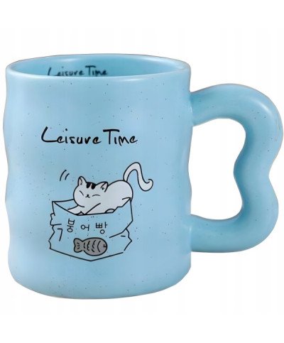 KUBEK CERAMICZNY 350ML KOT DO KAWY HERBATY DUŻY PREZENT DLA NIEJ NIEGO