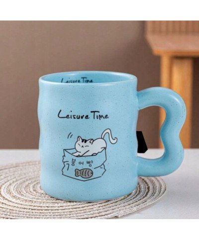 KUBEK CERAMICZNY 350ML KOT DO KAWY HERBATY DUŻY PREZENT DLA NIEJ NIEGO