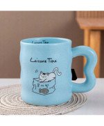 KUBEK CERAMICZNY 350ML KOT DO KAWY HERBATY DUŻY PREZENT DLA NIEJ NIEGO