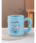 KUBEK CERAMICZNY 350ML KOT DO KAWY HERBATY DUŻY PREZENT DLA NIEJ NIEGO