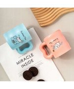 KUBEK CERAMICZNY 350ML KOT DO KAWY HERBATY DUŻY PREZENT DLA NIEJ NIEGO