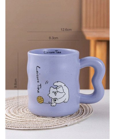 KUBEK CERAMICZNY 350ML KOT DO KAWY HERBATY DUŻY PREZENT DLA NIEGO NIEJ