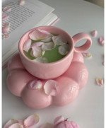 FILIŻANKA ZE SPODKIEM PODSTAWKĄ DO KAWY HERBATY PORCELANOWA KUBEK SZKLANKA