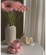 FILIŻANKA ZE SPODKIEM PODSTAWKĄ DO KAWY HERBATY PORCELANOWA KUBEK SZKLANKA