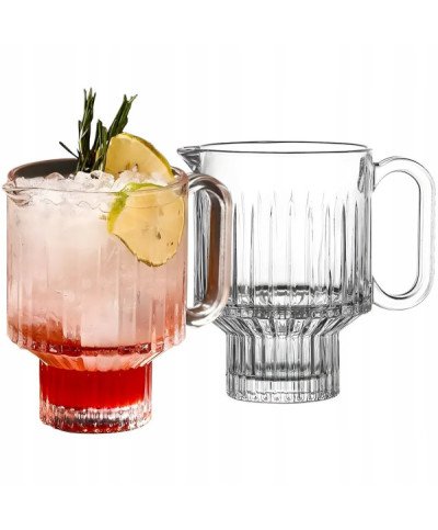 Szklanka do Drinków Napojów Kawy Herbaty WHISKY DUŻA 600ml na wodę sok 2szt