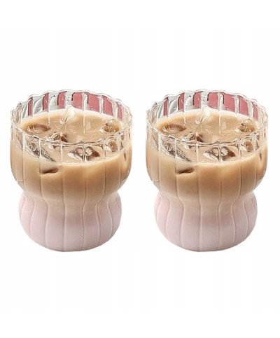 Szklanka kufel do Napojów Kawy Herbaty Drinków LATTE Soku Retro 2szt sztuk