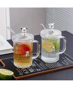 Szklanka kufel termiczny miś z pokrywką i słomką do Napojów Kawy Herbaty