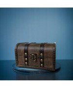 SZKATUŁKA PUDEŁKO Drewniane kuferek na akcesoria, biżuterie RETRO organizer