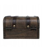 SZKATUŁKA PUDEŁKO Drewniane kuferek na akcesoria, biżuterie RETRO organizer