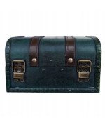 SZKATUŁKA PUDEŁKO Drewniane kuferek na akcesoria, biżuterie RETRO organizer