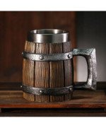 KUFEL DO PIWA 500ml ŚREDNIOWIECZNY WIKING DUŻY TATY 0.5ml KARCZMA NORDYCKI