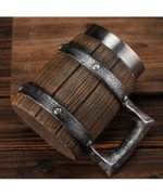 KUFEL DO PIWA 500ml ŚREDNIOWIECZNY WIKING DUŻY TATY 0.5ml KARCZMA NORDYCKI