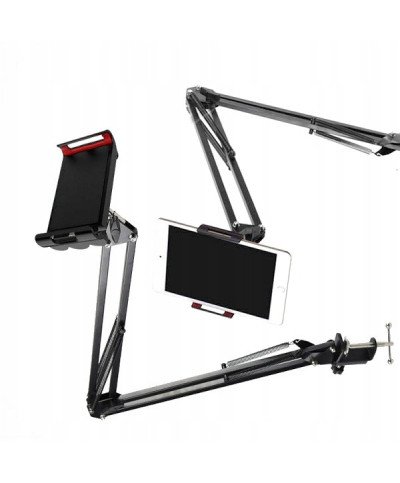 UCHWYT NA BIURKO STOJAK RAMIE DO TELEFONU TABLETU GRIP RĘKA TELESKOPOWE