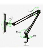 UCHWYT NA BIURKO STOJAK RAMIE DO TELEFONU TABLETU GRIP RĘKA TELESKOPOWE