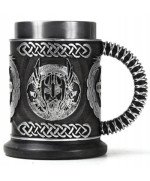 KUFEL DO PIWA 500ml Thor Odin Młot WIKING DUŻYTATY 0.5ml KARCZMA NORDYCKI