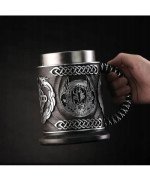 KUFEL DO PIWA 500ml Thor Odin Młot WIKING DUŻYTATY 0.5ml KARCZMA NORDYCKI