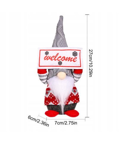 ŚWIĄTECZNY SKRZAT KRASNAL ELF GNOM DUŻY ŚWIECĄCY LED PREZENT NA ŚWIĘTA