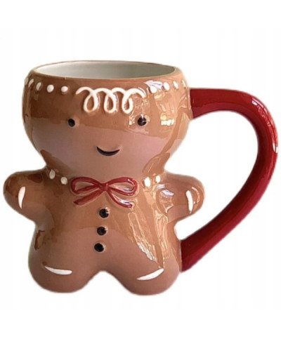 DUŻY KUBEK ŚWIĄTECZNY 350ML CERAMICZNY CIASTEK CHOINKA NA PREZENT ŚWIĘTA