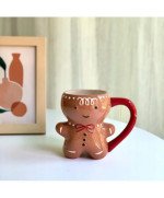 DUŻY KUBEK ŚWIĄTECZNY 350ML CERAMICZNY CIASTEK CHOINKA NA PREZENT ŚWIĘTA