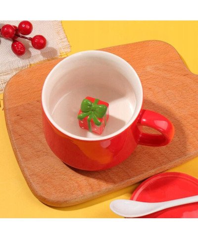 DUŻY KUBEK ŚWIĄTECZNY 350ML CERAMICZNY BAŁWANEK CHOINKA NA PREZENT ŚWIĘTA