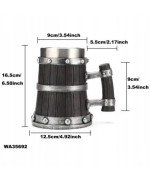 KUFEL DO PIWA 500ml Thor Odin Młot WIKING DUŻYTATY 0.5ml KARCZMA NORDYCKI