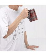 KUFEL KUBEK WIKING NORDYCKI KUFEL VIKINGS 550ml 0.5L DREWNIANY DUŻY STYL