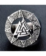 SYGNET SERCE HRUNGNIRA PIERŚCIONEK MĘSKI VALKNUT