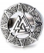 SYGNET SERCE HRUNGNIRA PIERŚCIONEK MĘSKI VALKNUT