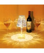 Kryształowa Lampka Lampa Róża LED wielokolorowa PILOT RGB Tiktok