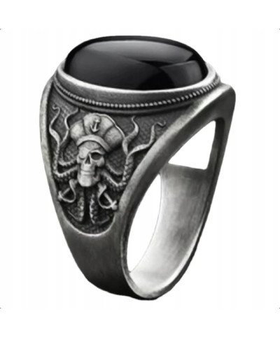 SREBRNY SYGNET OBRĄCZKA PIERŚCIONEK MĘSKI GOTYCKI