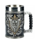 KUFEL DO PIWA 500ml PREZENT CZASZKA DUŻY TATY 0.5