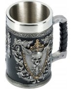 KUFEL DO PIWA 500ml PREZENT CZASZKA DUŻY TATY 0.5