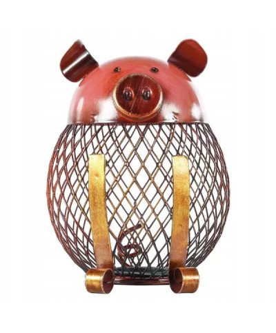 SKARBONKA PREZENT OTWIERANA ŚWINKA SEJF METALOWA