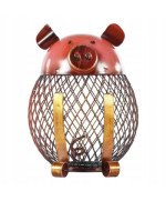 SKARBONKA PREZENT OTWIERANA ŚWINKA SEJF METALOWA