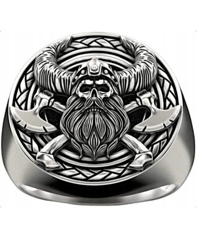 SREBRNY SYGNET NORDYCKI VIKING PIERŚCIEŃ TOPORY