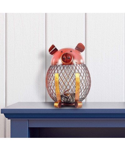 Metalowa otwierana Świnka skarbonka dla dzieci, na oszczędności, prezent