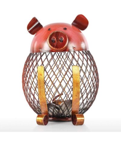 Metalowa otwierana Świnka skarbonka dla dzieci, na oszczędności, prezent