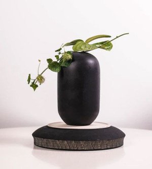 An outdoor fireplace to heat the outdoor space